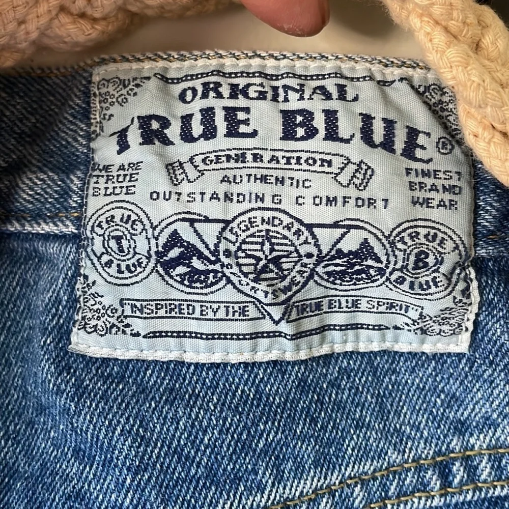 RARE Vintage With Tags Crochet Belt And Accents Feminine High Waist 90s Sz 11/12 - Picture 6 of 9